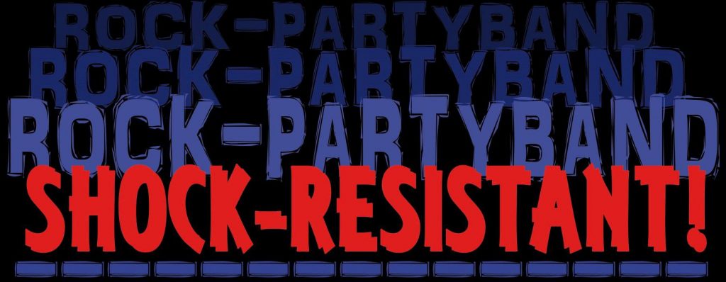Rock Partyband Shock-Resistant - Bandlogo